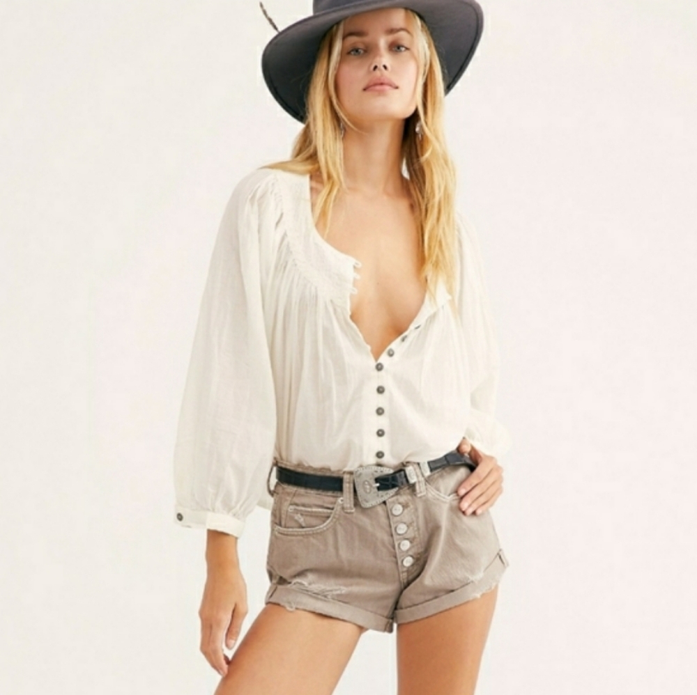 Free People | Boho Peasant Blouse - Picture 3 of 14
